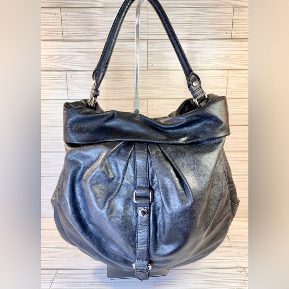 047-Marc by Marc Jacobs Smokey Gray Standard supply workwear hobo Shoulder Bag - Picture 2 of 11